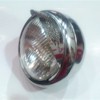 Faro Universal Cromado METALICO - Motocicletas tipo Custom (Choper) - Suzuki GN125 / GN250