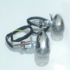 Direccionales Universales Mini de LED (Ultra Brillantes) para motos tipo Custom - METALICAS (30 mm de diámetro)