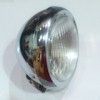 Faro Universal Cromado Corto - Motocicletas tipo Custom (Choper)